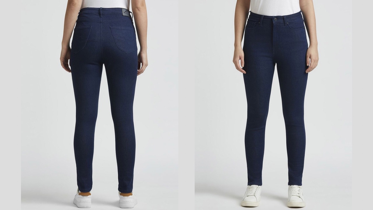 Pepe Jeans Women Dion Skinny Fit High-Rise Stretchable Jeans