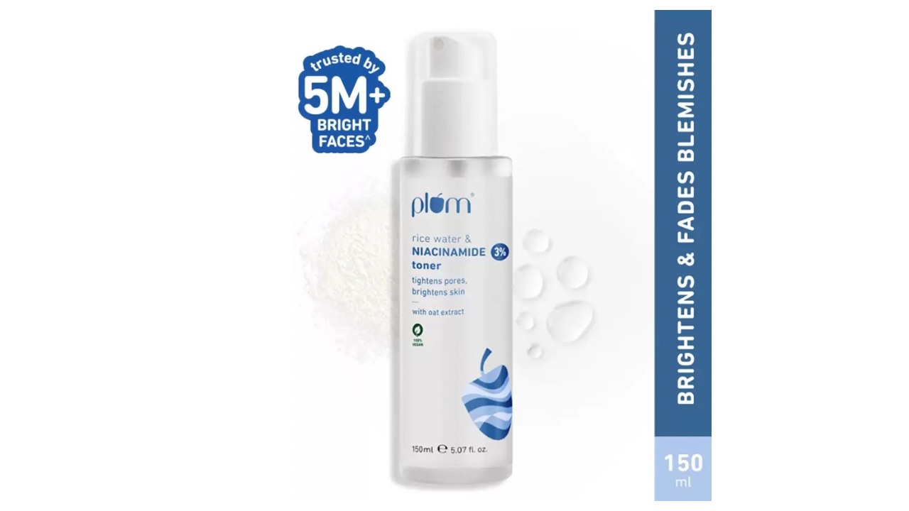 Plum 3% Niacinamide & Rice Water Toner