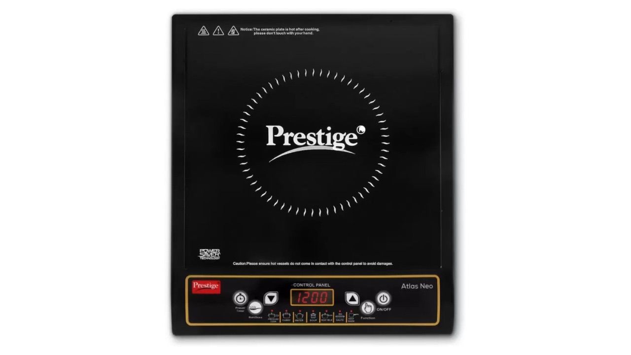 Prestige 1200-watt Induction Cooktop (Push Button)