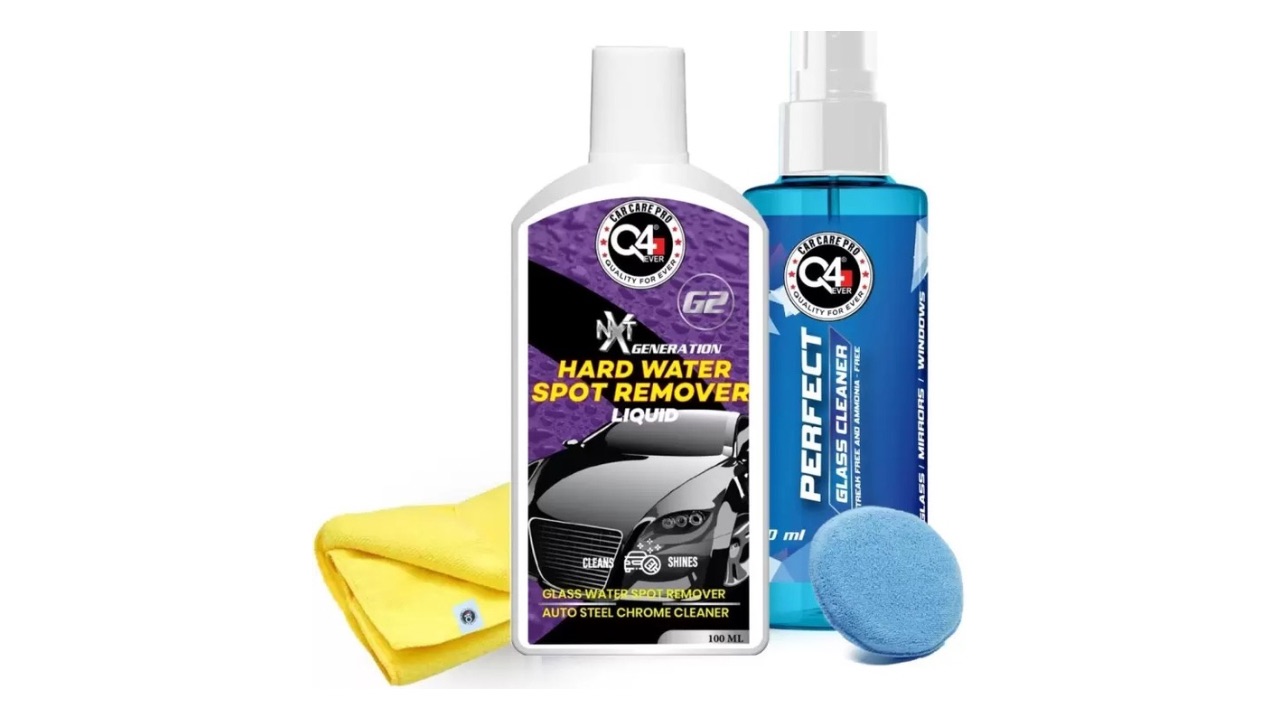 Q4Ever Car Glass Hard Water Spot Remover