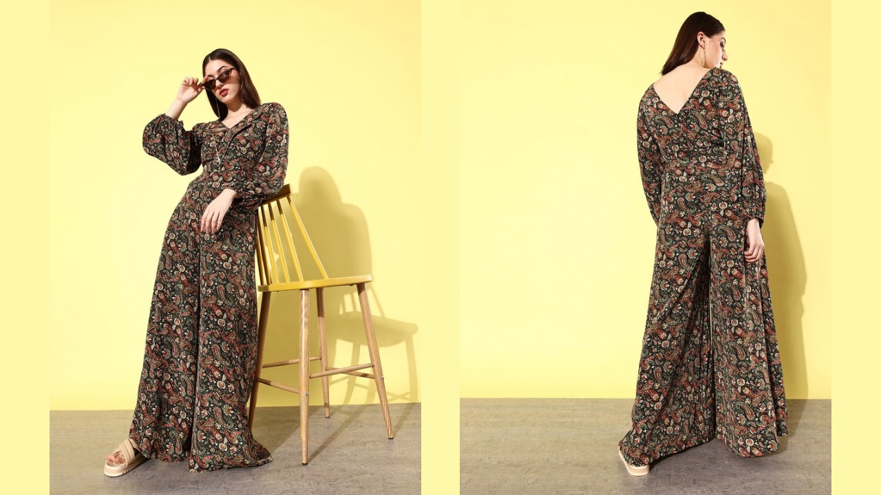 QUIERO Printed Basic Jumpsuit
