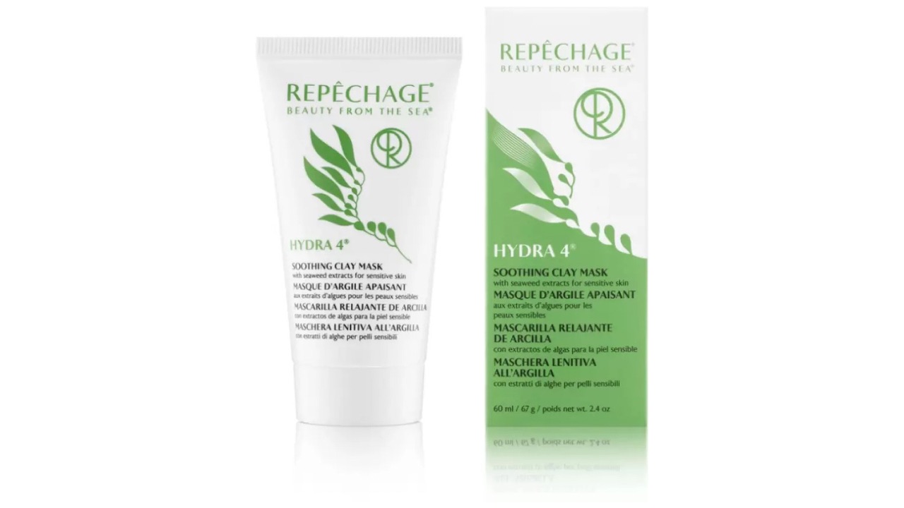 Repechage Face Soothing Clay Mask for Sensitive Skin Appears Sun Exposure & Pollution. (56.7 g)