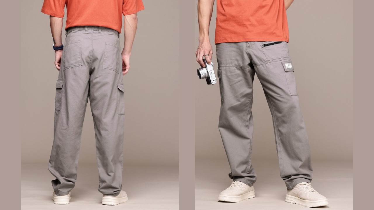 Roadster The Life Co. Men Relaxed Fit Cargos Trousers