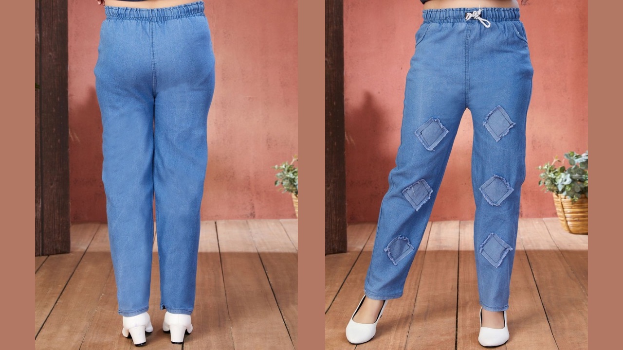 Roadster The Lifestyle Co Girls Slim Fit Mid Rise Jeans