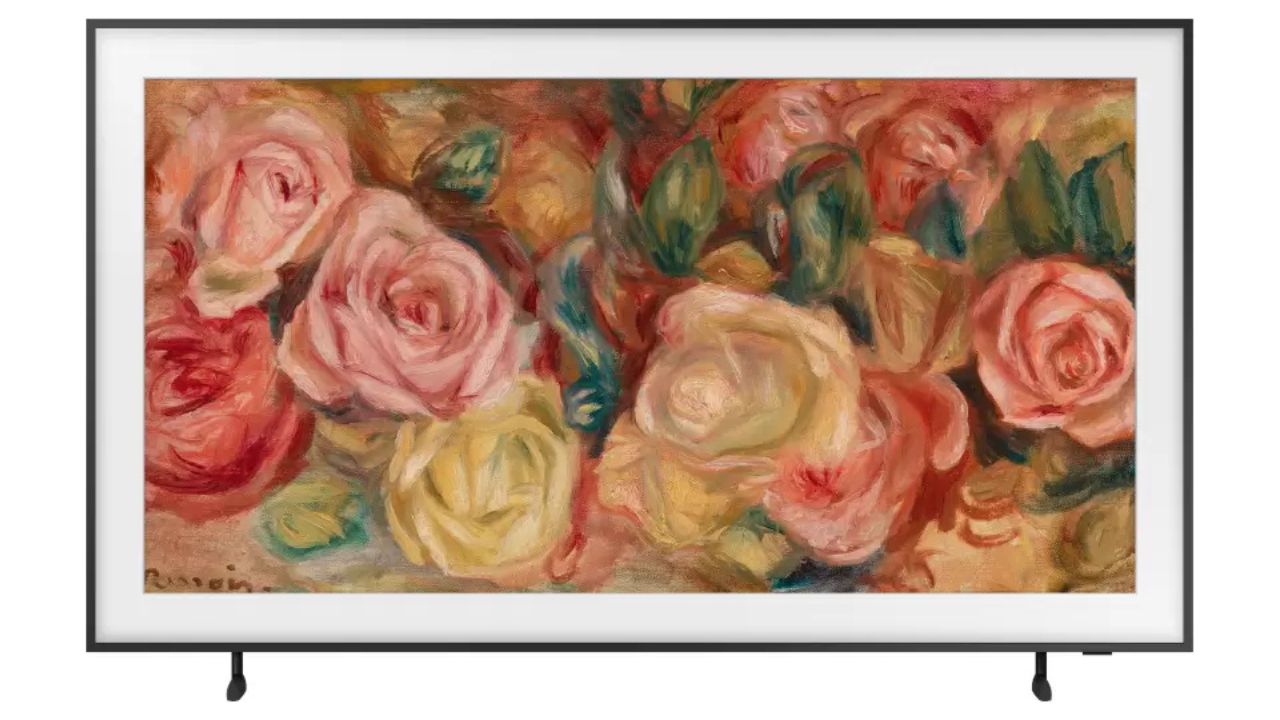 SAMSUNG The Frame 165.1 cm (65 inch) QLED Ultra HD (4K) Smart Tizen TV 2024 Model (QA65LS03DAULXL)