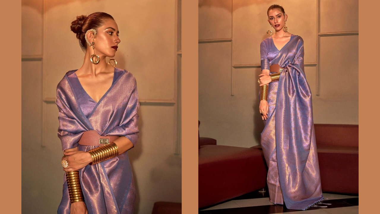 Saree mall Ethnic Motifs Zari Kanjeevaram Sarees