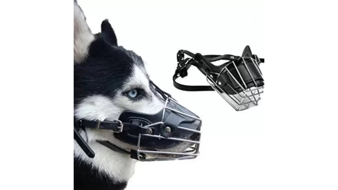 Sip Iron Cage Style Dog Basket Muzzle