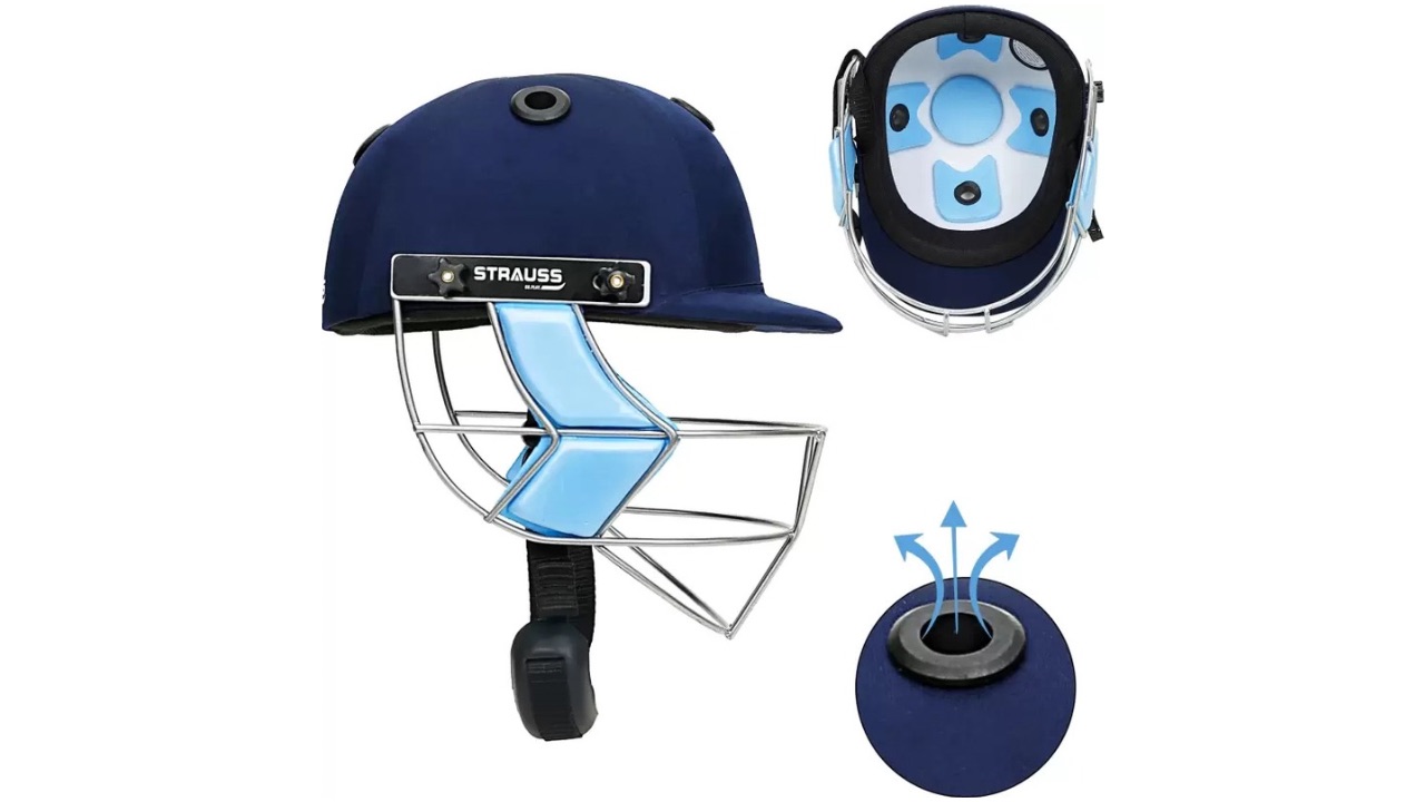 Strauss Helmet Steel Grill Edition