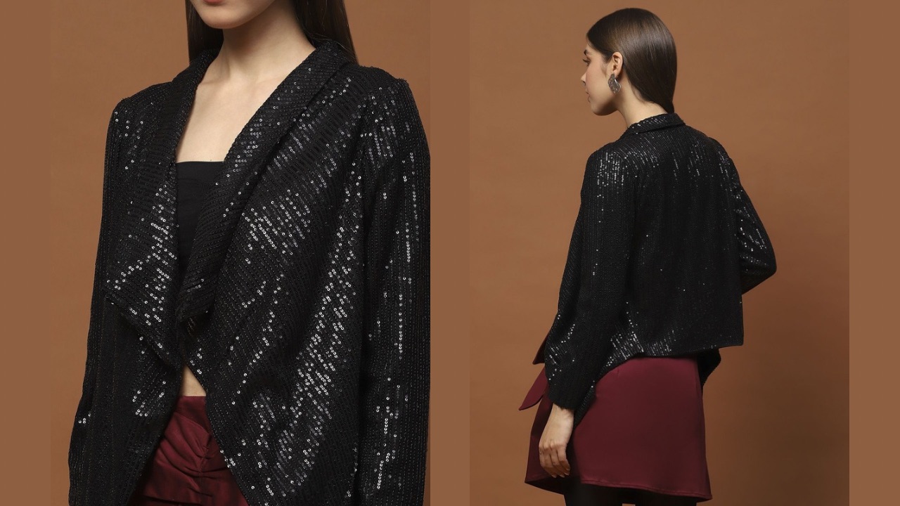 StyleCast X SERA Women Party Embellished Shrug