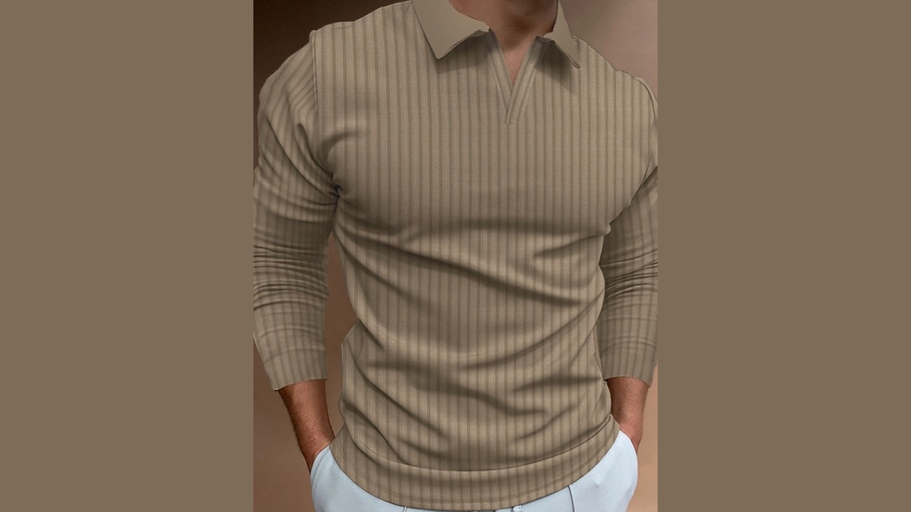 StyleCast x Revolte Men Polo Collar T-shirt