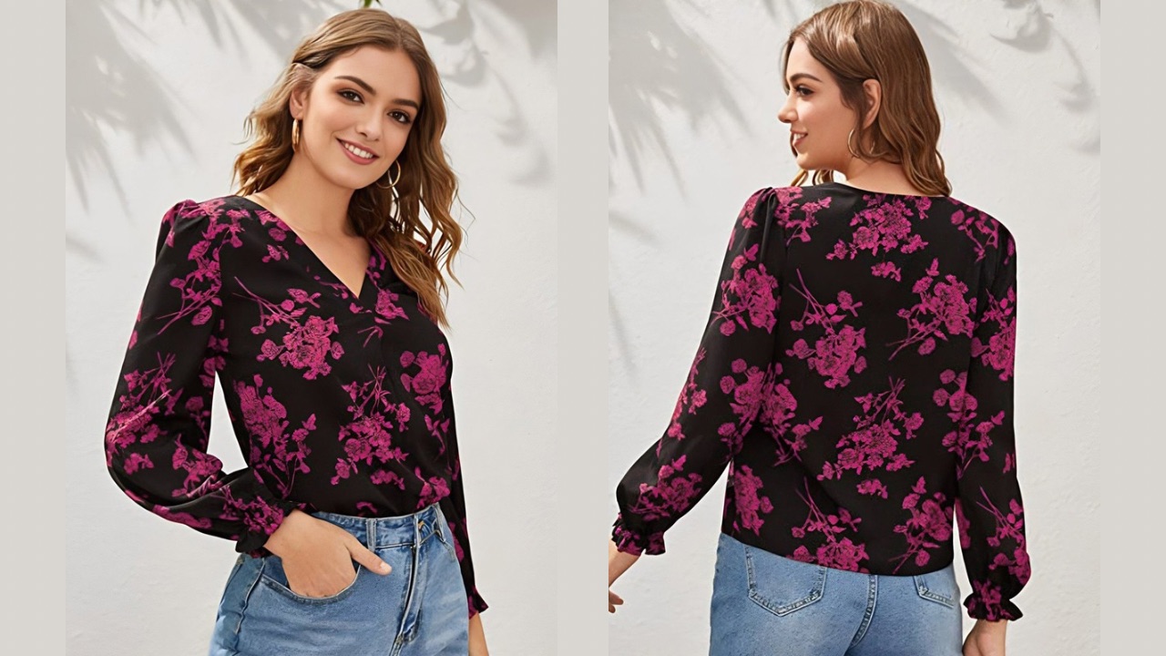 Stylecast X Slyck Floral Printed Top