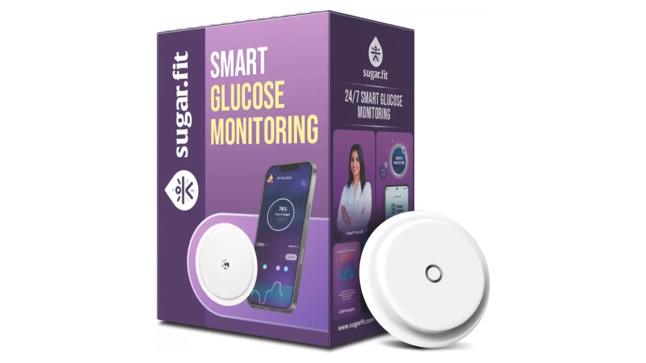 Sugar Fit 24x7 Glucose Monitoring System – Continuous Tracking with Coaching