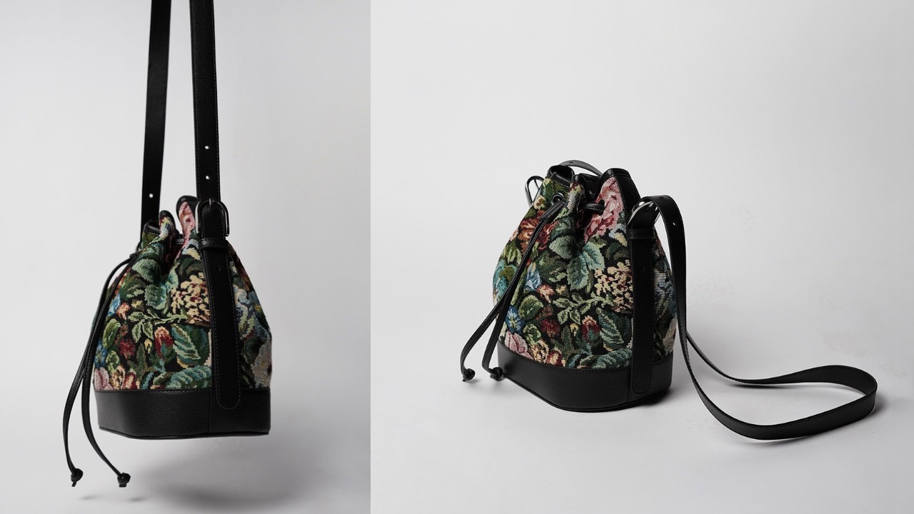 Theater Women Floral Bucket Sling Bag