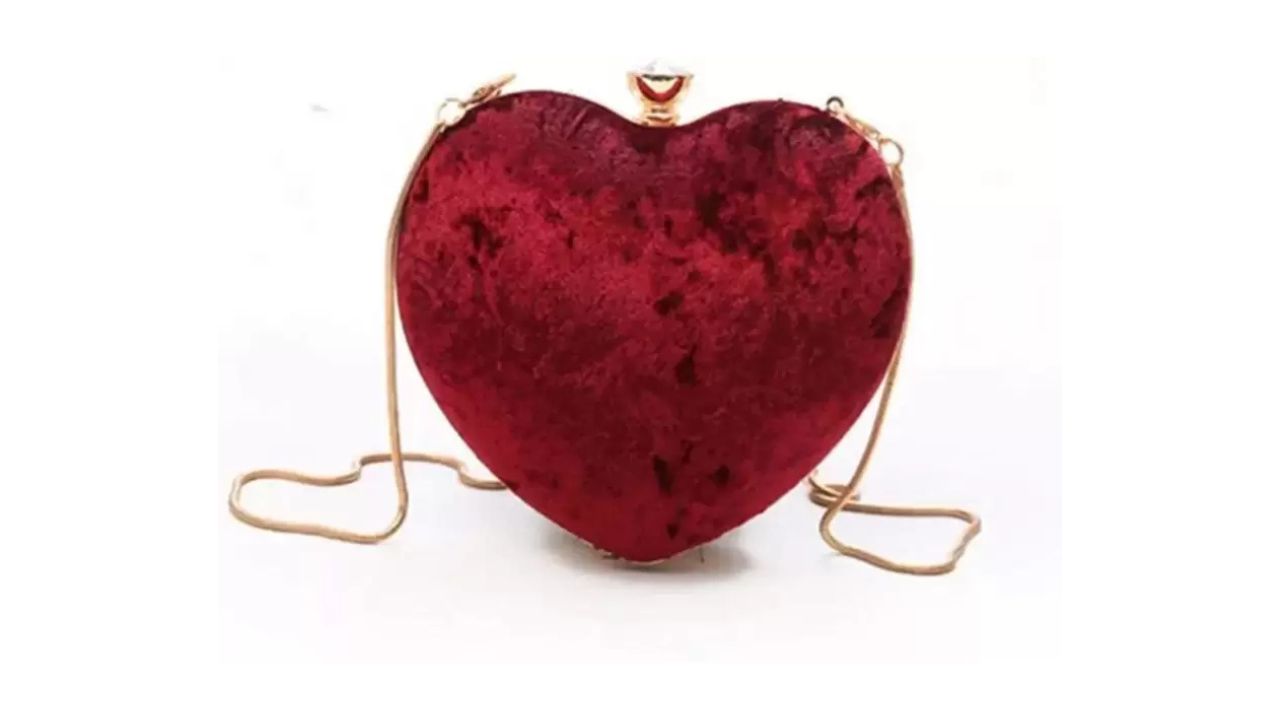 Toobacraft Party Maroon Clutch