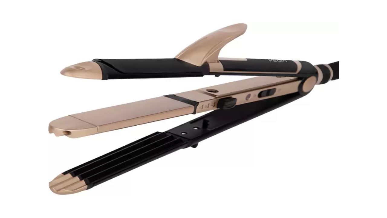 Vega 3-in-1 Curler, Crimper & Straightener