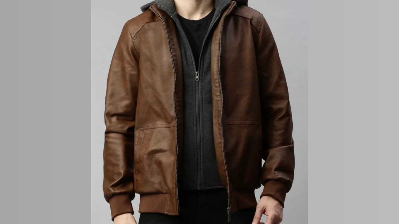WROGN Men Brown Solid Bomber Jacket