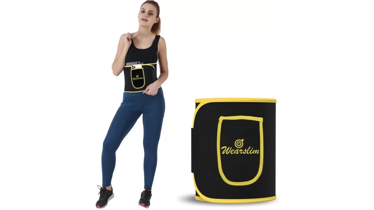 Wearslim Premium Sweat Waist Trainer – Secure Fit and Pocket Design