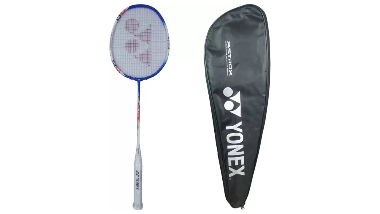 Yonex Astrox 3DG HF 4U G4 Blue White Strung Badminton Racquet