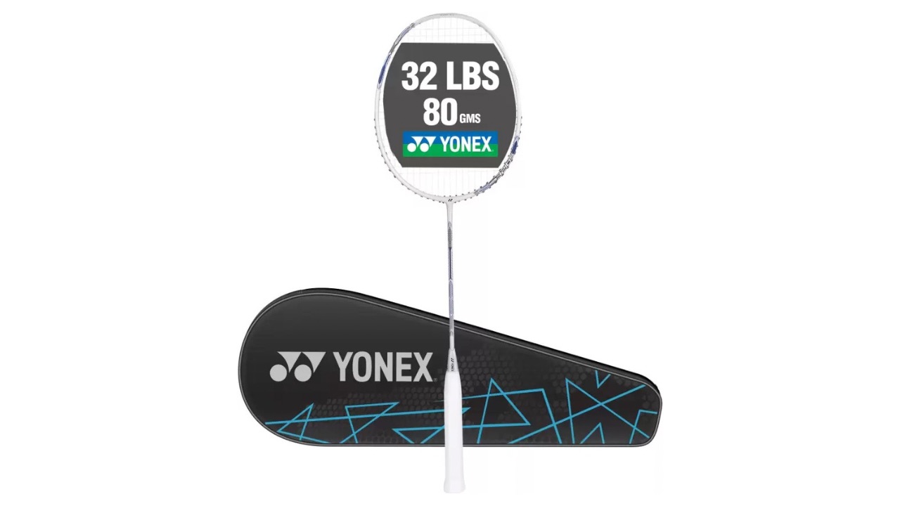 Yonex Astrox Attack 9 White Strung Badminton Racquet