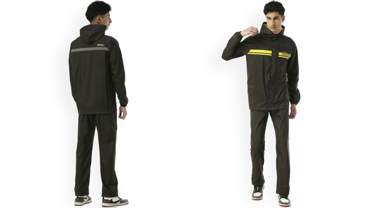 Zeel Hooded Long Sleeves Rain Jacket