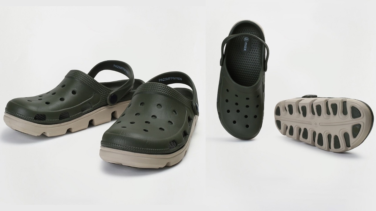 max Men Self Design Clogs