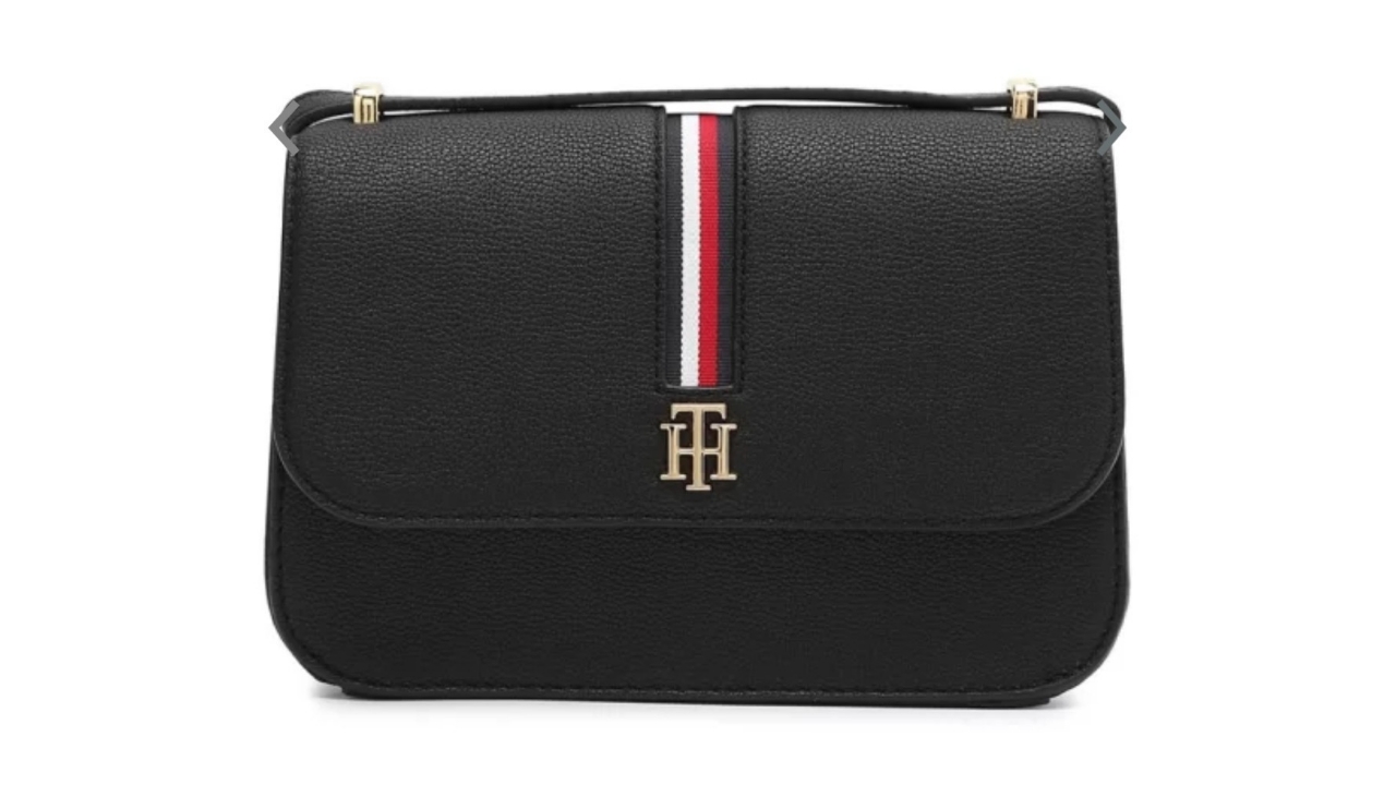 tommy hilfiger solid structured sling
