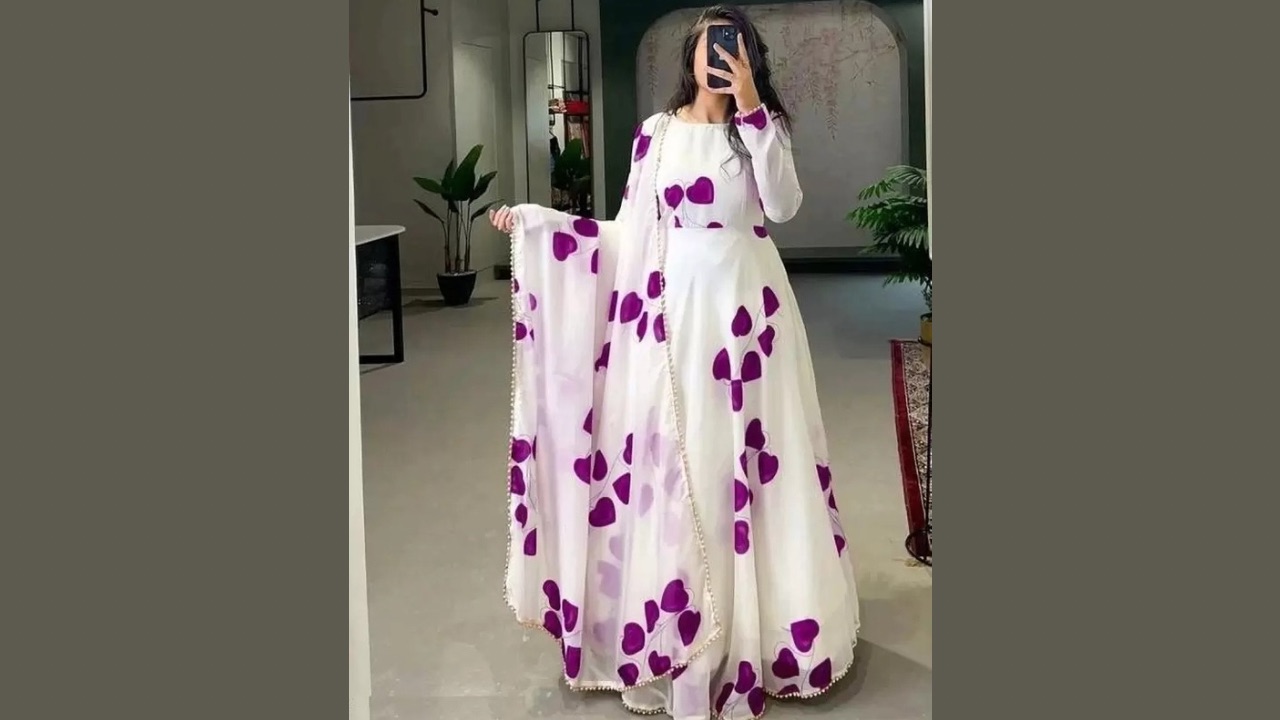 Aarna Fashion Flared A-Line Gown