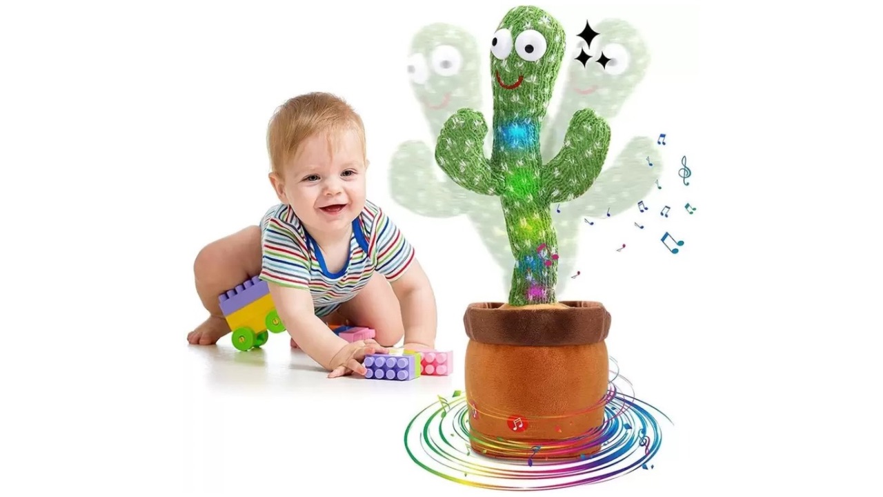 Aganta Dancing Cactus – Talking, Singing, and Light-Up Toy