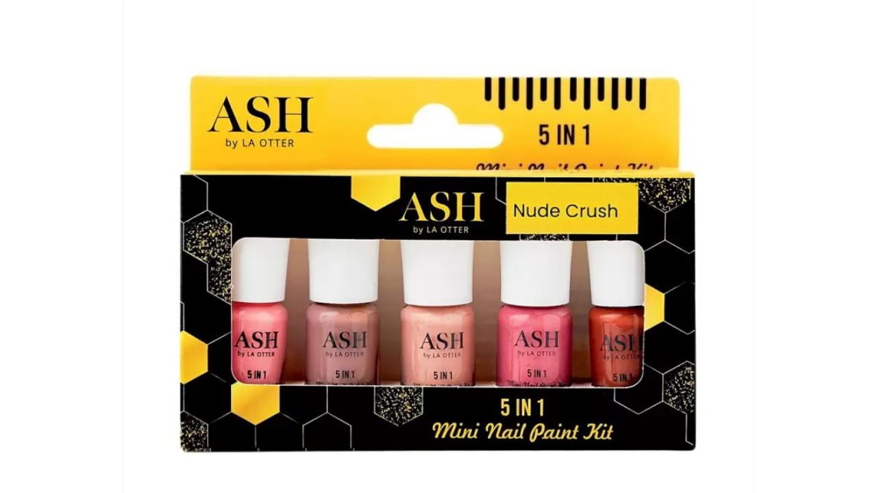 Ash LA Otter Nude Crush Mini Nail Paint Kit