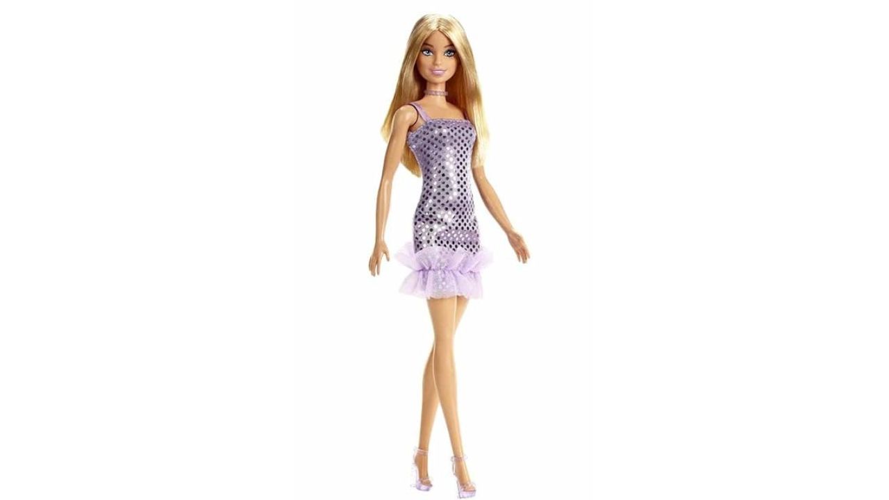 Barbie Lavender Metallic Clothes & Accessories
