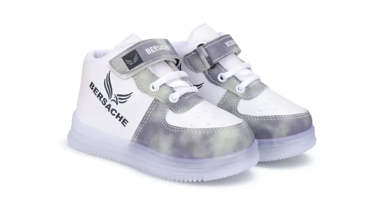 Bersache Boys Velcro Running Shoes