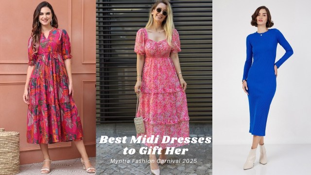 Best Midi Dresses to Gift Her