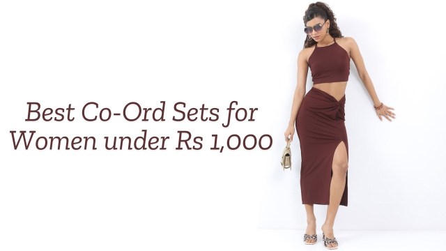 Best co-ord sets for women under Rs 1000