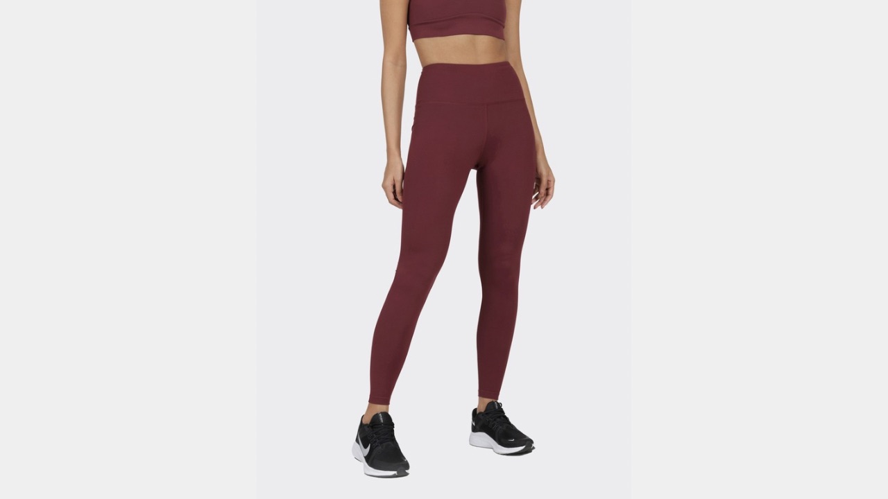 Blissclub Women High-Waist Sweat Wicking Ankle Length Tights