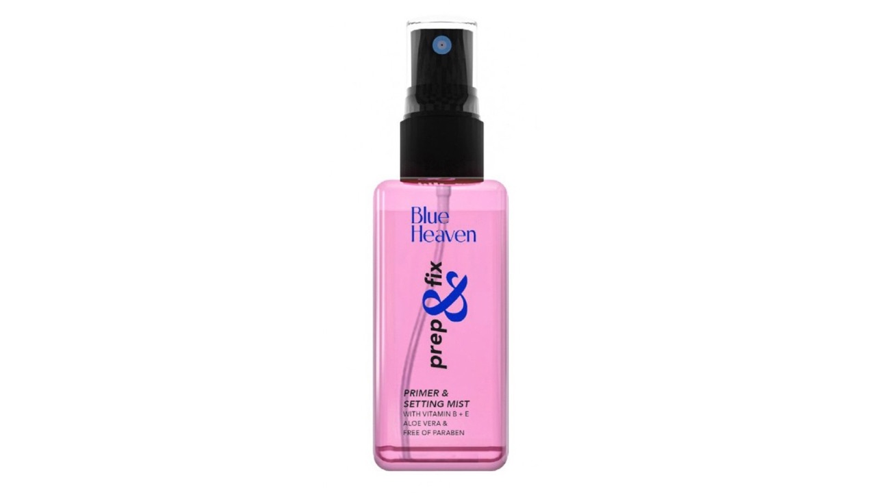 Blue Heaven Prep & Fix Primer & Setting Mist with Vitamin B+E & Aloe Vera - 60ml