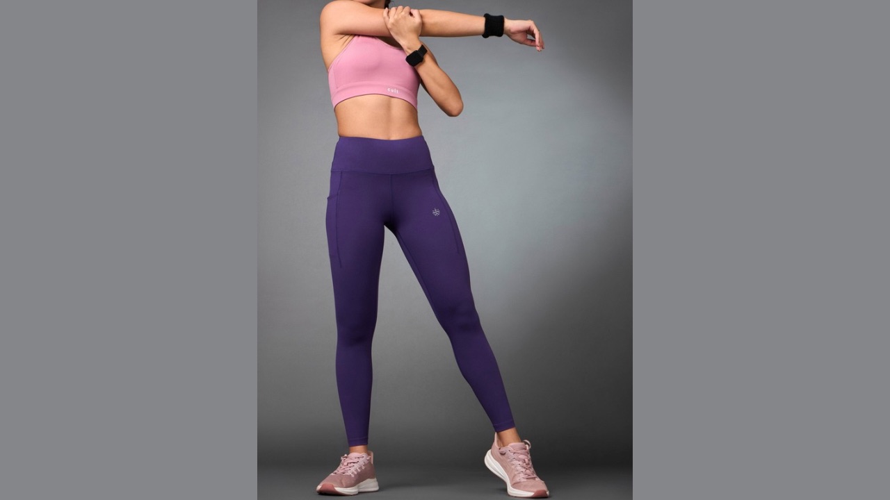 CULT Women's Do It All Purple Performance COMFlex Tights