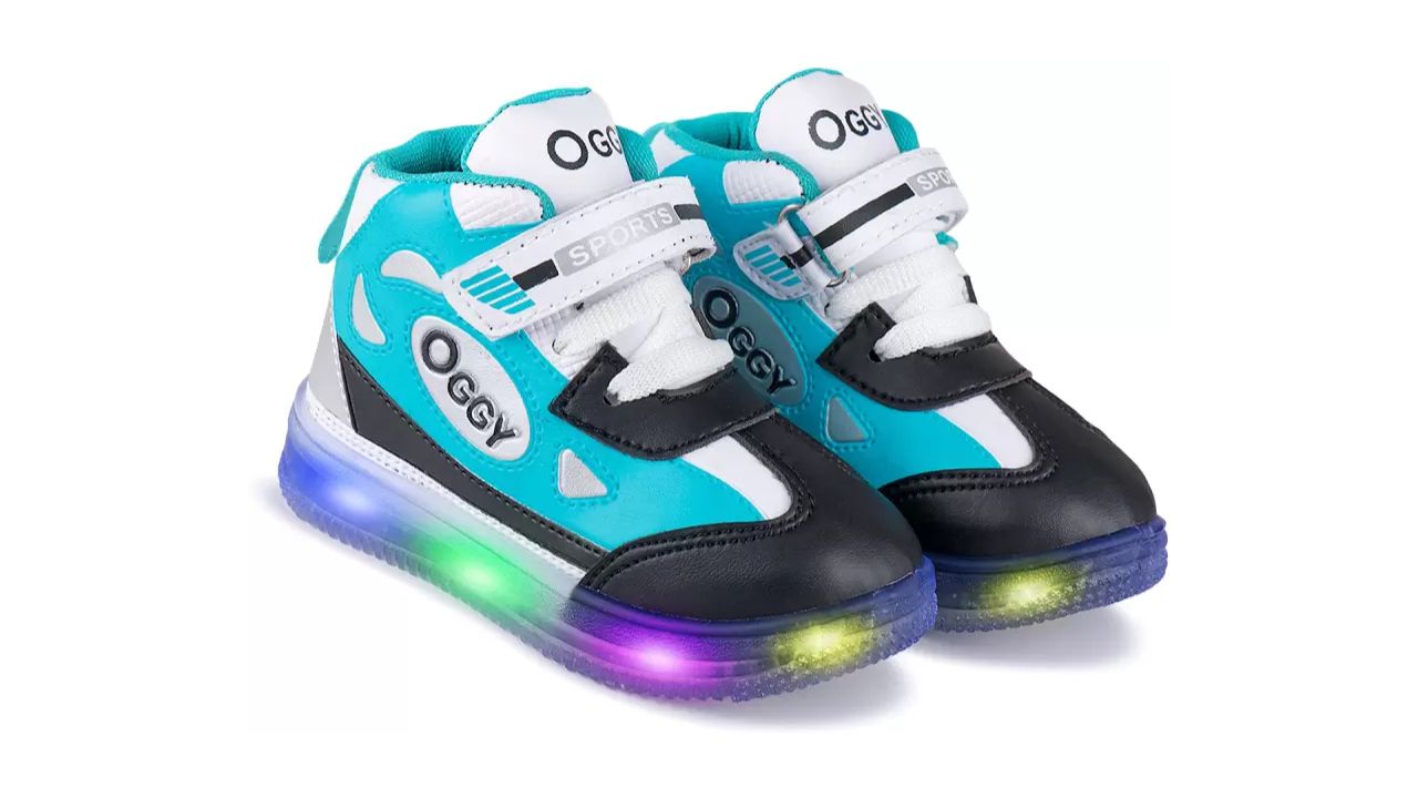 Crazyly Boys & Girls Velcro Running Shoes