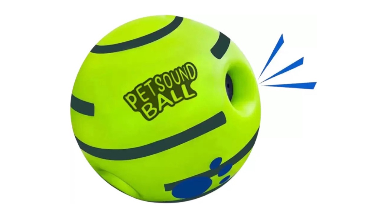 Dogtown Wobble Wag Giggle Ball - Interactive Dog Toy