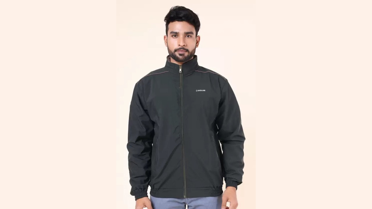 Dollar Solid Men Windcheater