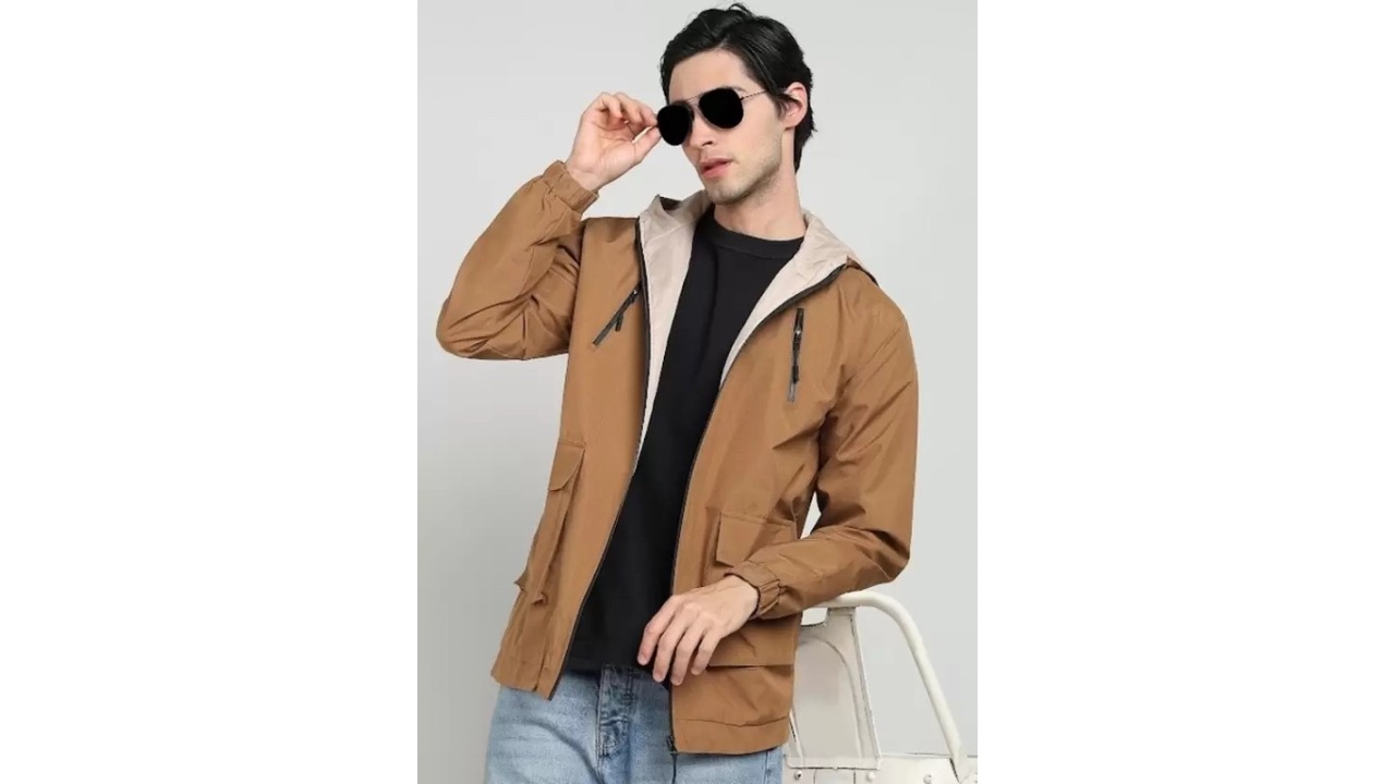 Ekom Solid Men Windcheater