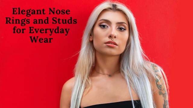 Elegant Nose Rings and Studs for Everyday Wear