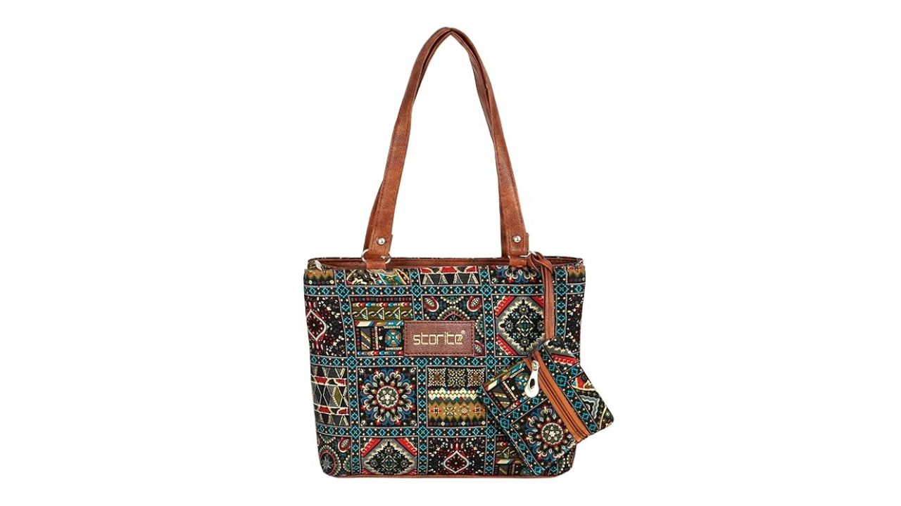 Embroidery Handbag Shoulder Bag (Multicolor)