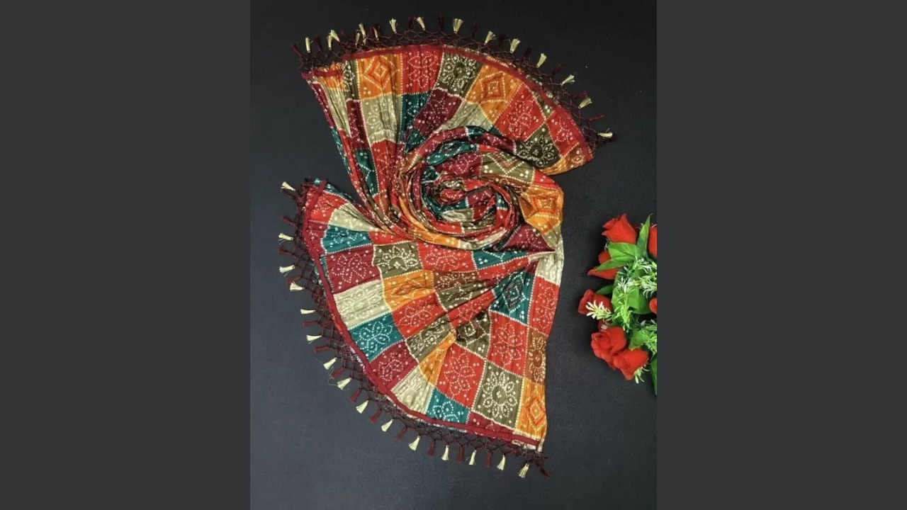 Fashion Tex Silk Blend Printed Dupatta