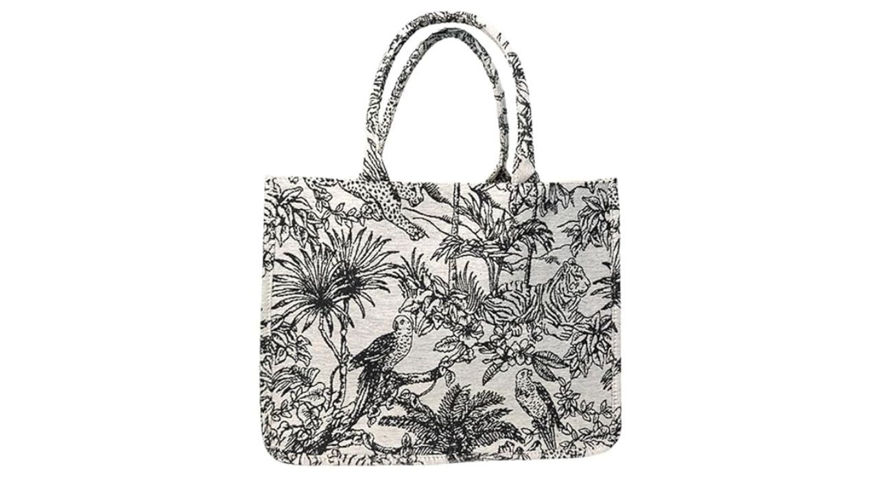 Glowic Animal Print Handbag (Multicolor)