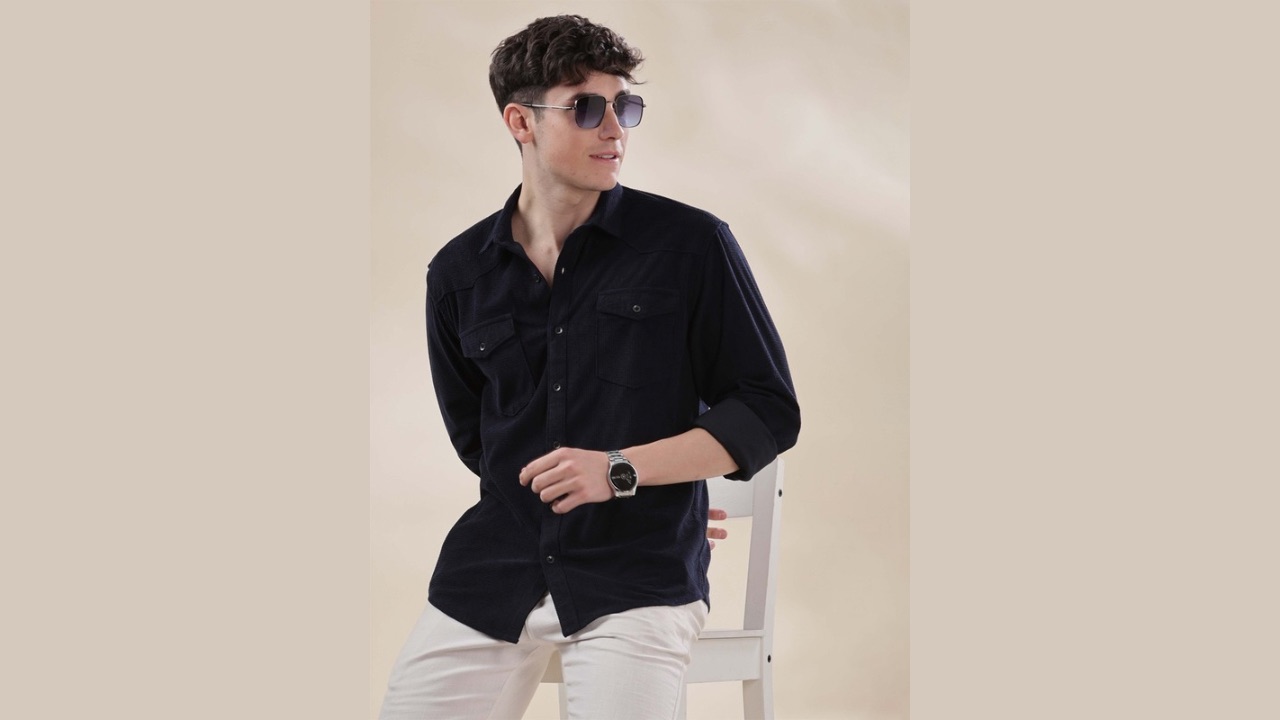 HERE&NOW Men Opaque Casual Shirt