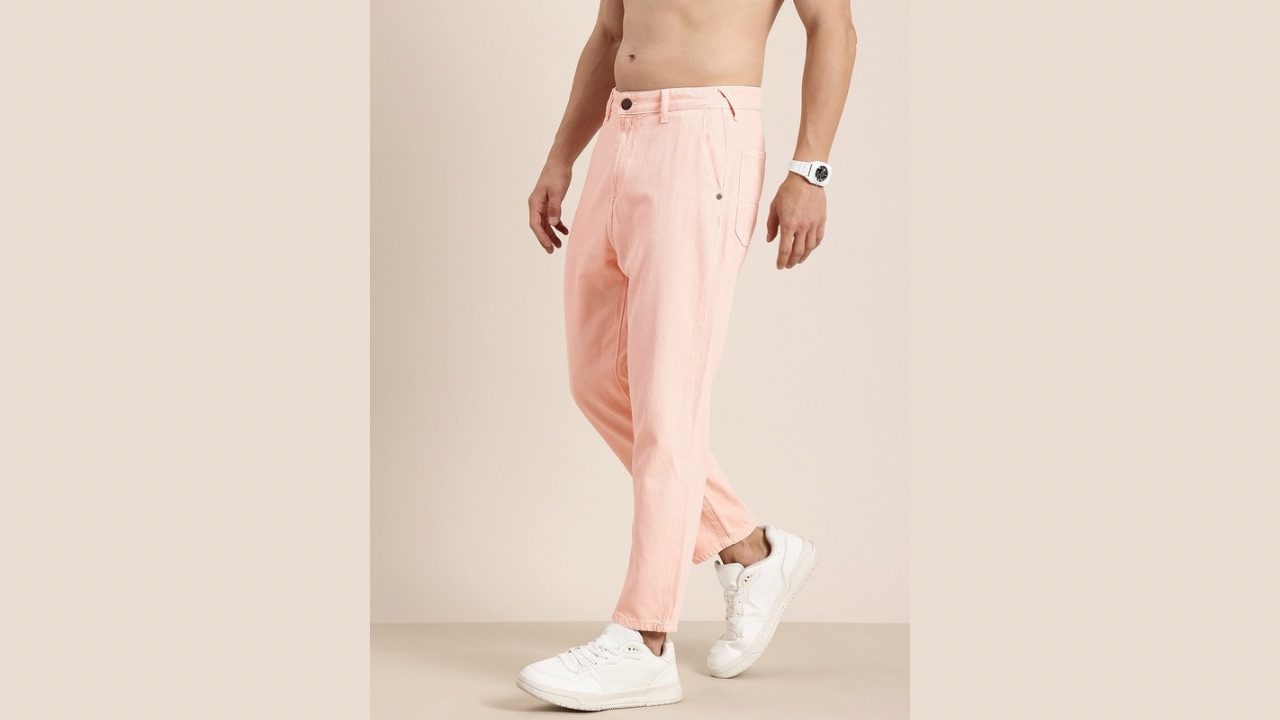 HERE&NOW Men Pure Cotton Slouchy Fit Jeans