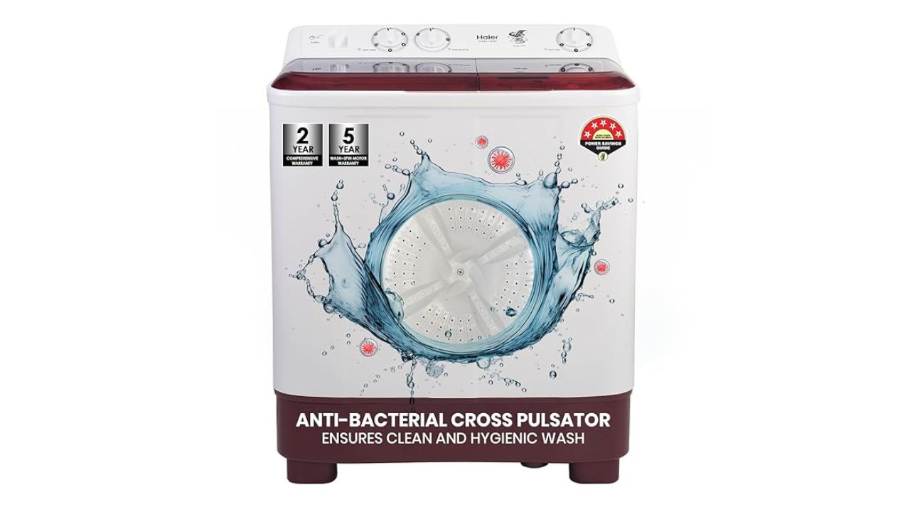 Haier HTW70-1187BTN Semi-Automatic Washing Machine