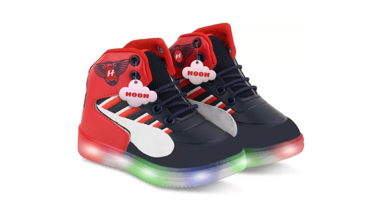 Hooh Now Comfort Fashion Boys & Girls Lace Running Shoes