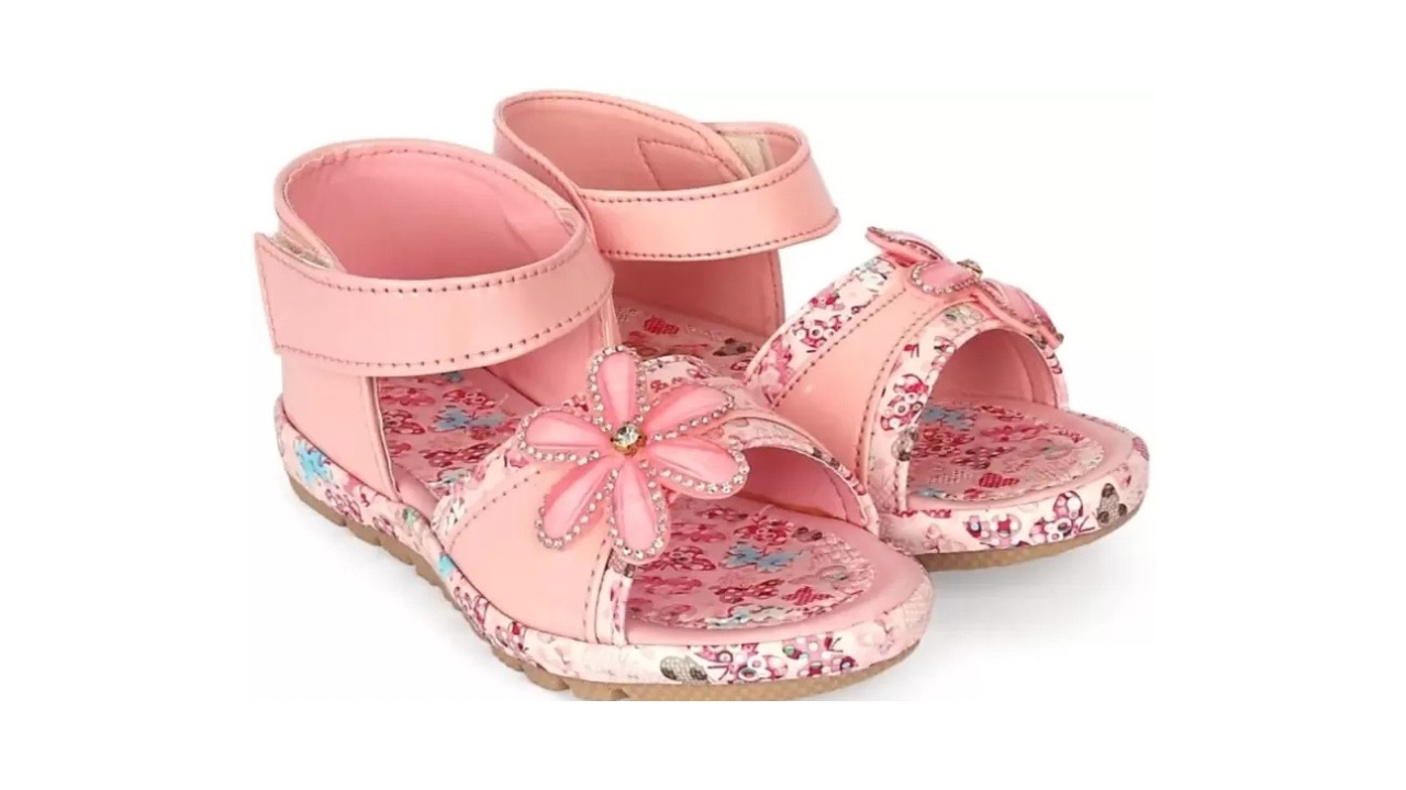 Ideal Collection Girls Velcro Flats