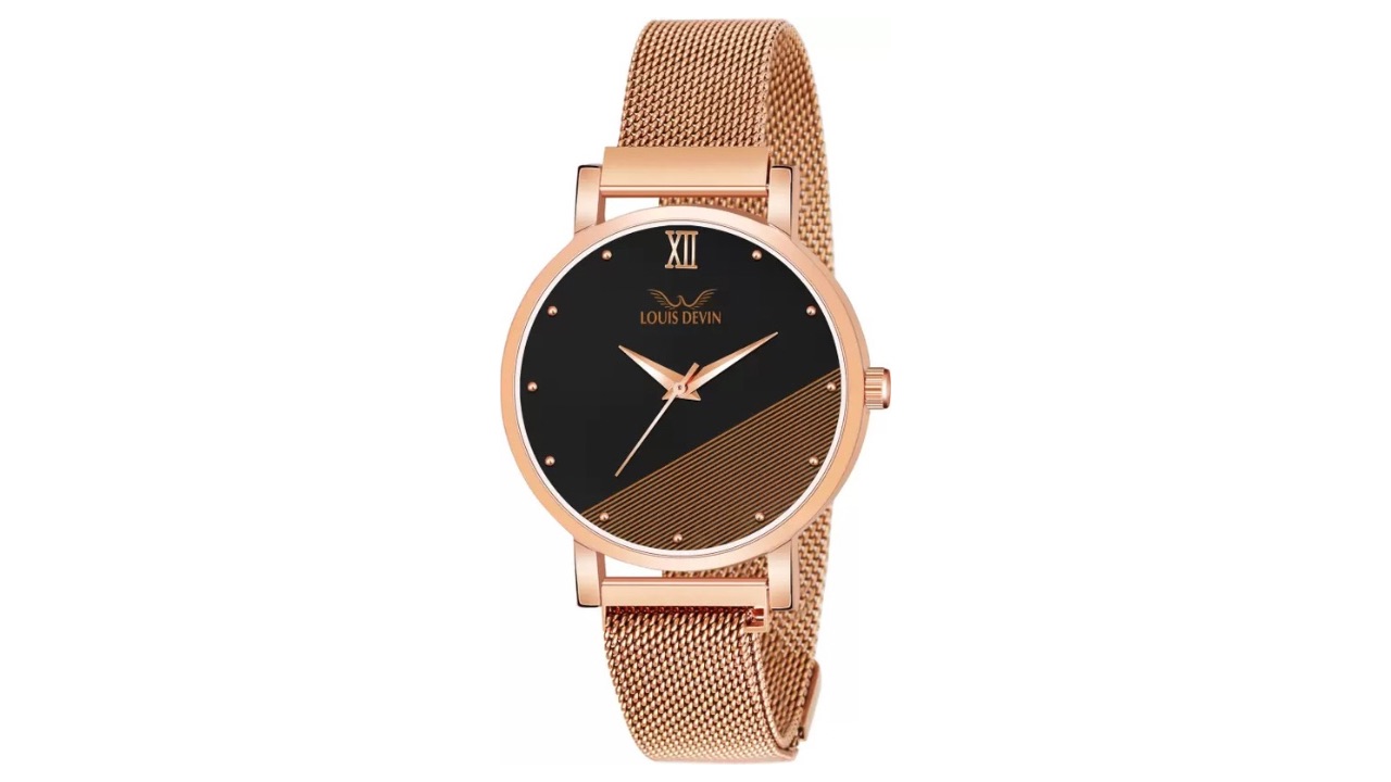 LOUIS DEVIN Analog Watch - For Women LD-RG142-BLK